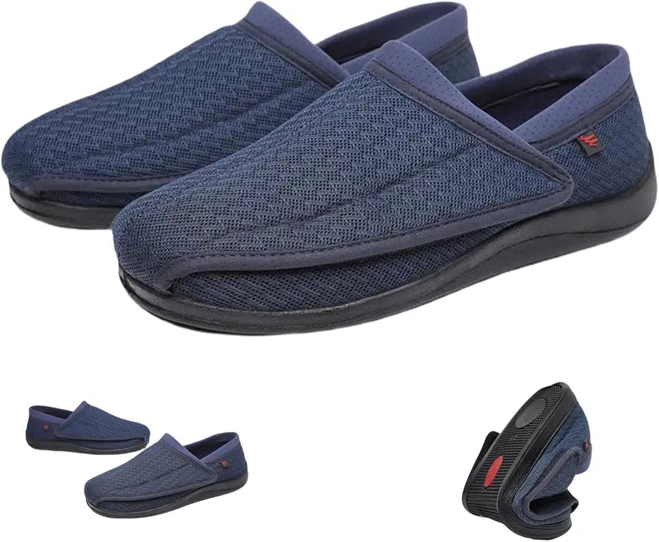Blue Diabetic Foot Shoes B882