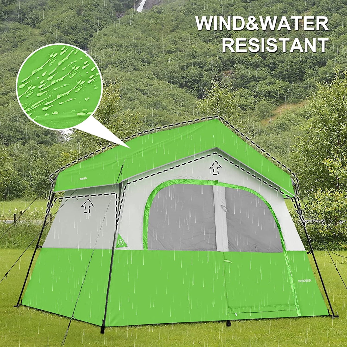 6 Person Portable Camping Tent N3725