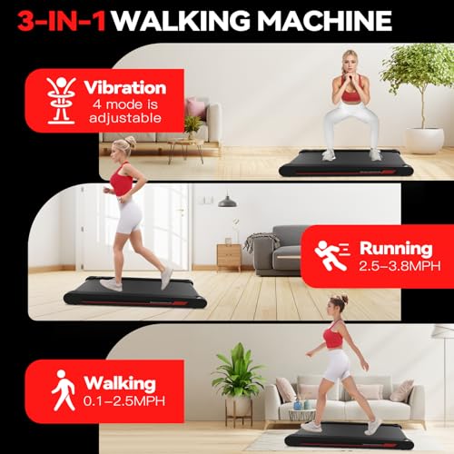 Walking Vibration Pad, 2.5HP Low Noise Treadmill J730939