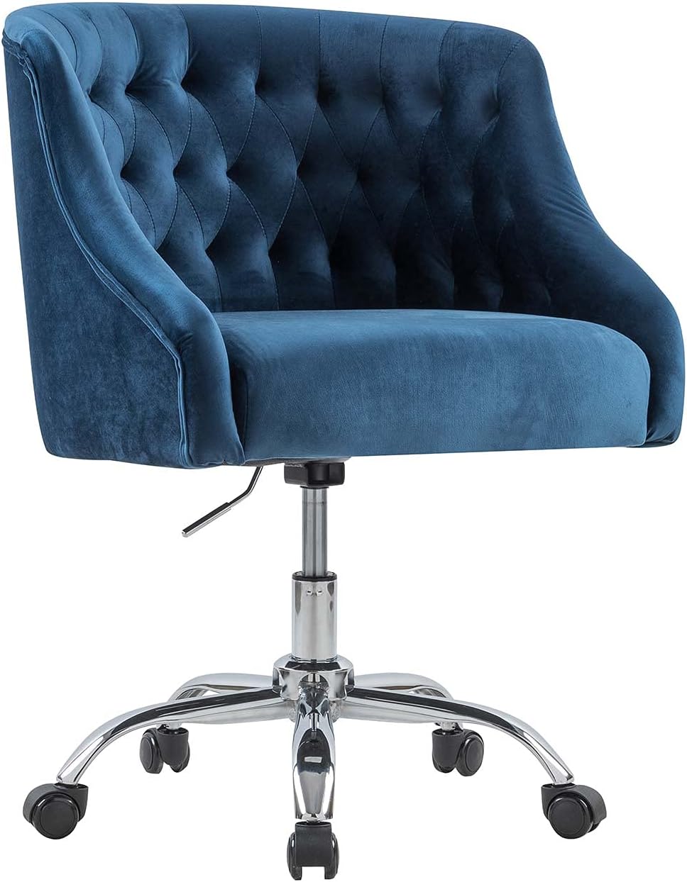 Green Velvet Mid-Back Desk Chair U20843