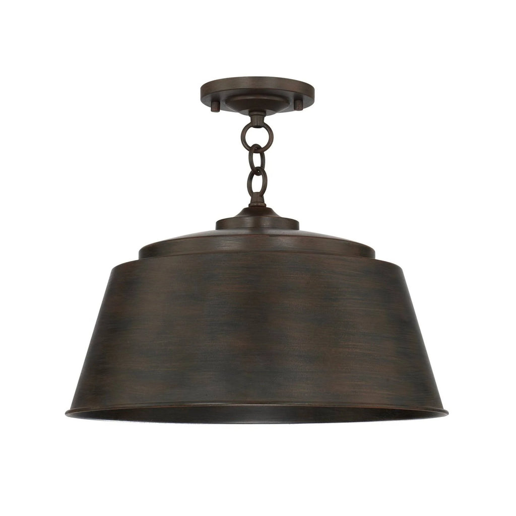 Semi Flush Mount Light, Nordic Grey J203