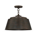 Semi Flush Mount Light, Nordic Grey J203