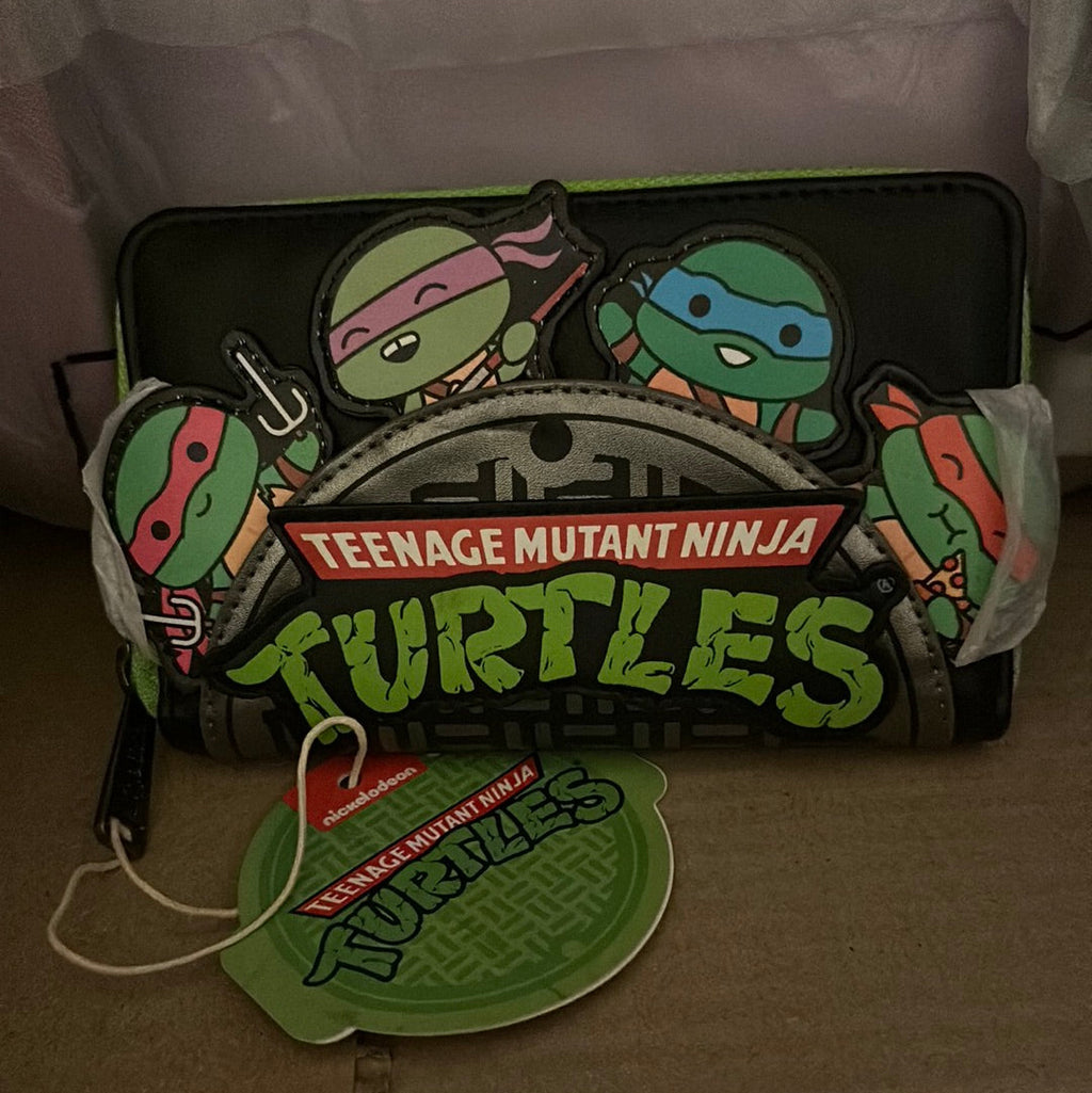 Teenage Mutant Ninja Turtles Sewer Cap Zip Around Wallet I875020