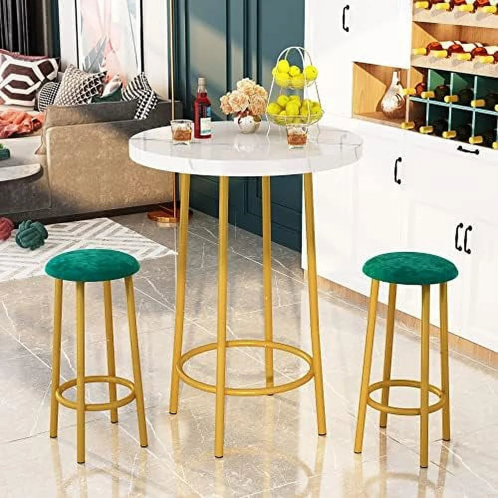 Dining Table Set for 4 with 2 Benches T274996