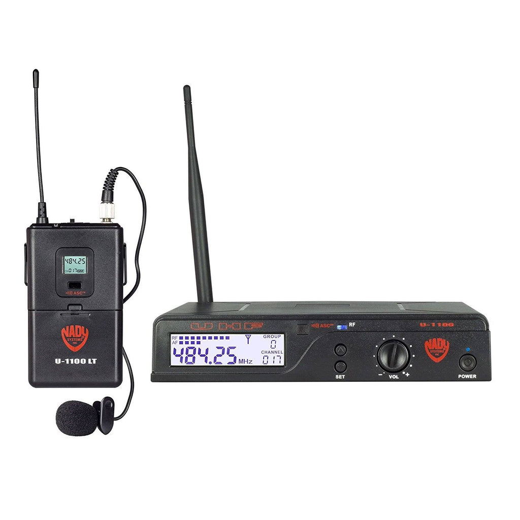 100-Channel UHF Wireless Lavalier Microphone System T24477
