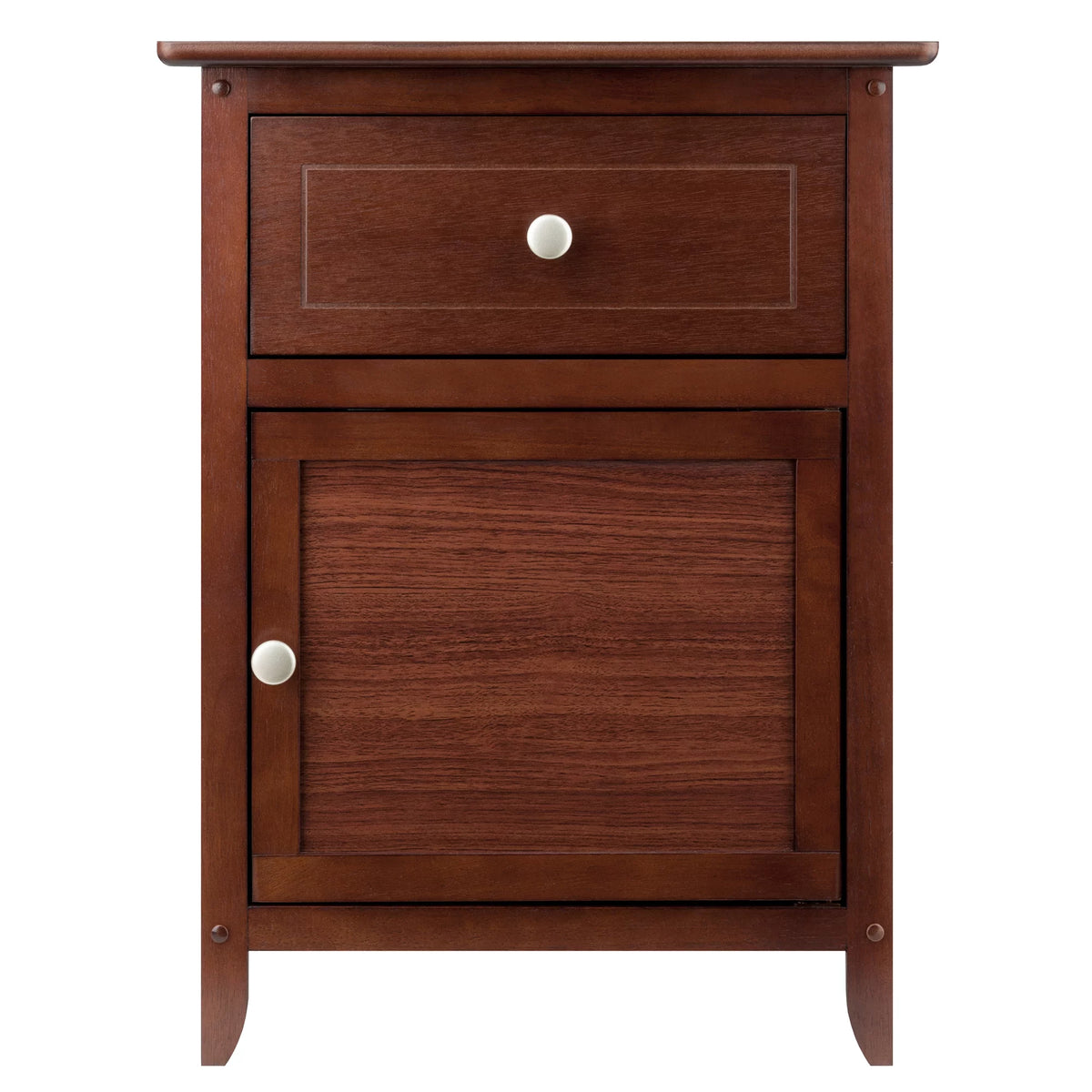 Walnut Finish Accent Table Nightstand W90307