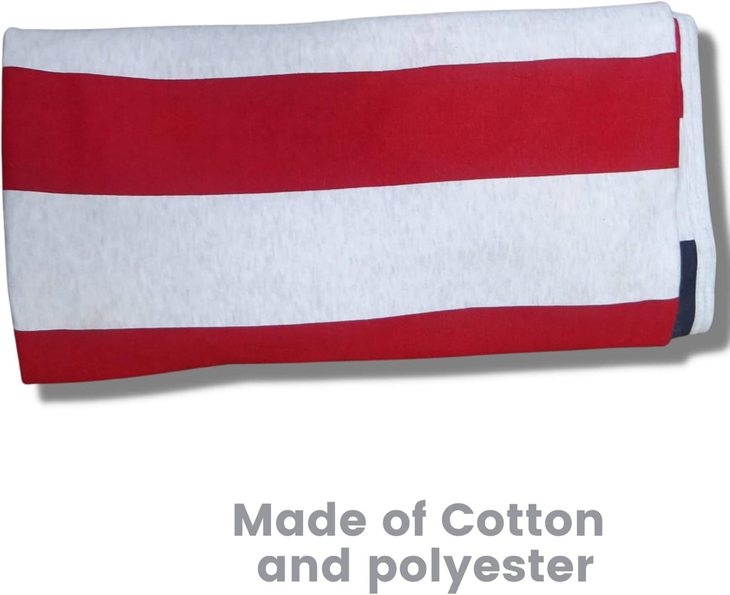 American Flag Red White and Blue Super Soft Lightweight Blanket 54 x 84 R4655