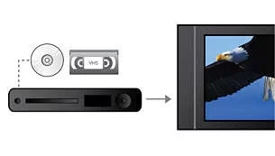 DVD VCR Combo with Remote P37397