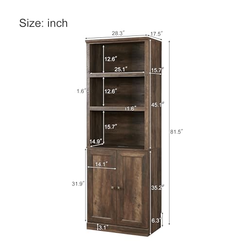 Queen Size Wall Murphy Bed with 2 Side Cabinet Storage Shelf and Built-in USB Ports J921340