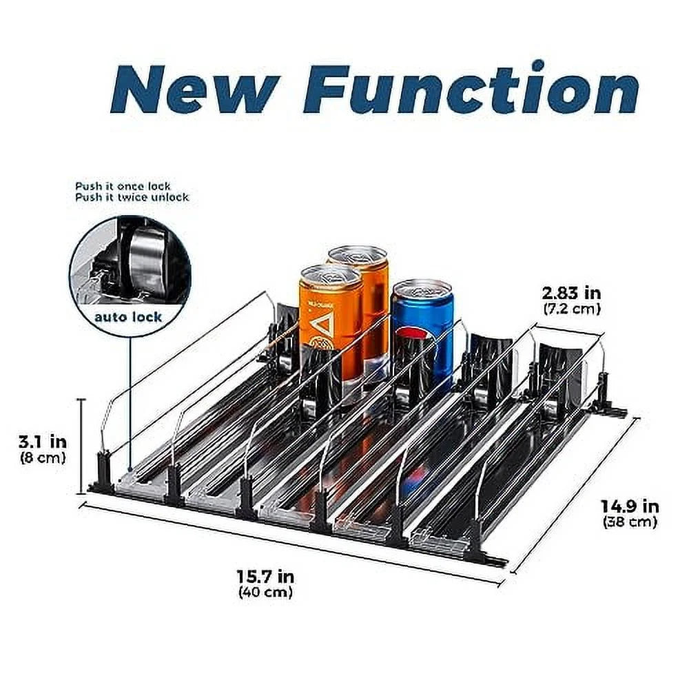 Black 5 Rows Drink Organizer G7048
