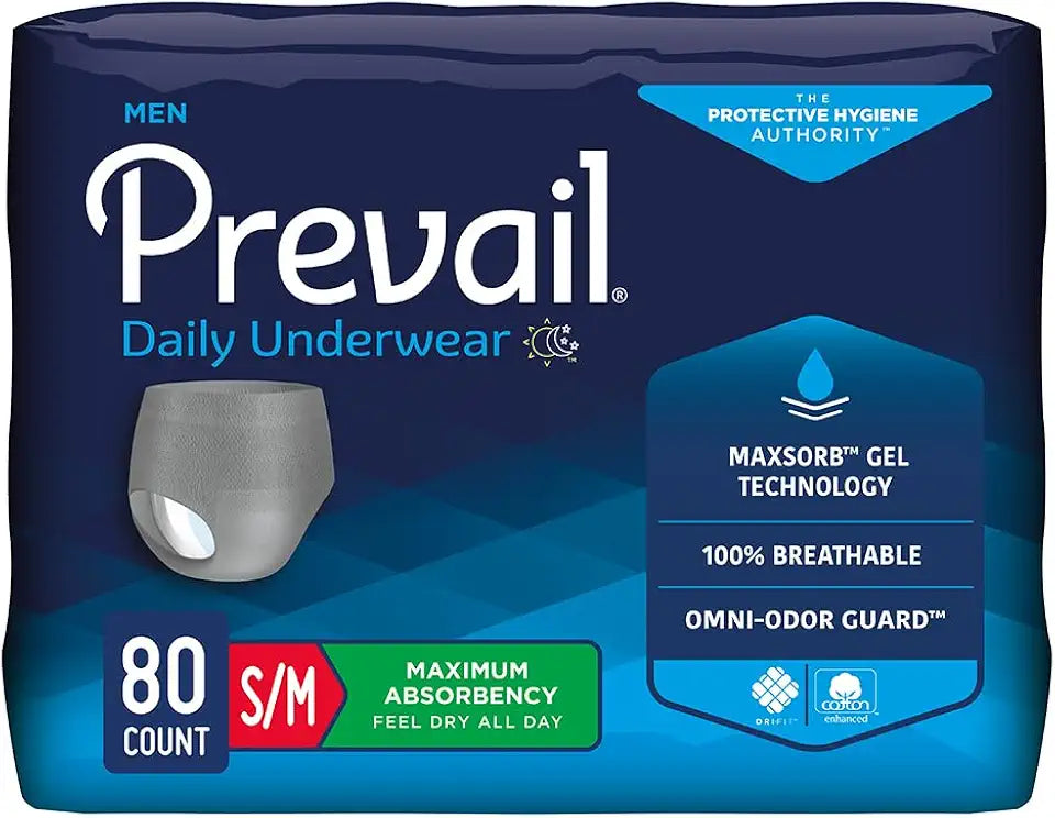 Small/Medium Maximum Absorbency Incontinence Protective Underwear 80 Count D201