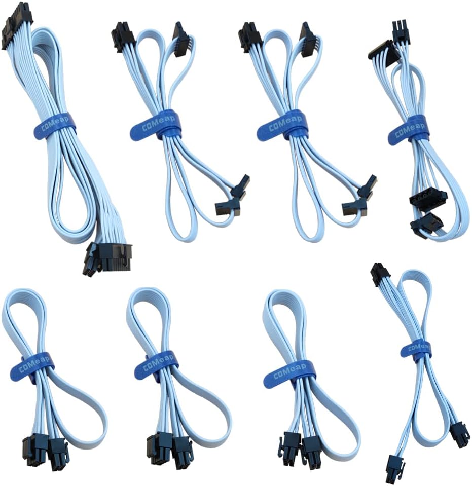 Modular PSU Cable Kit White Pack of 2 Q735
