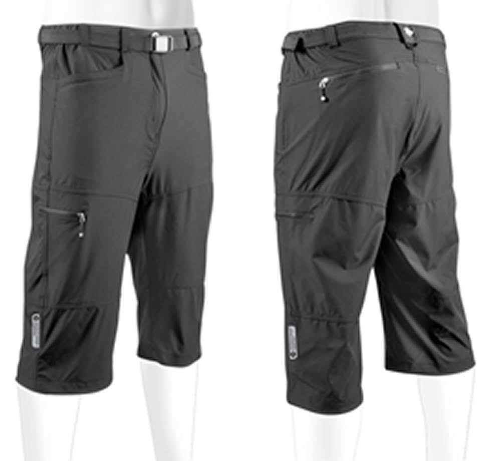 Black Stretch Woven Cargo Knickers C5155