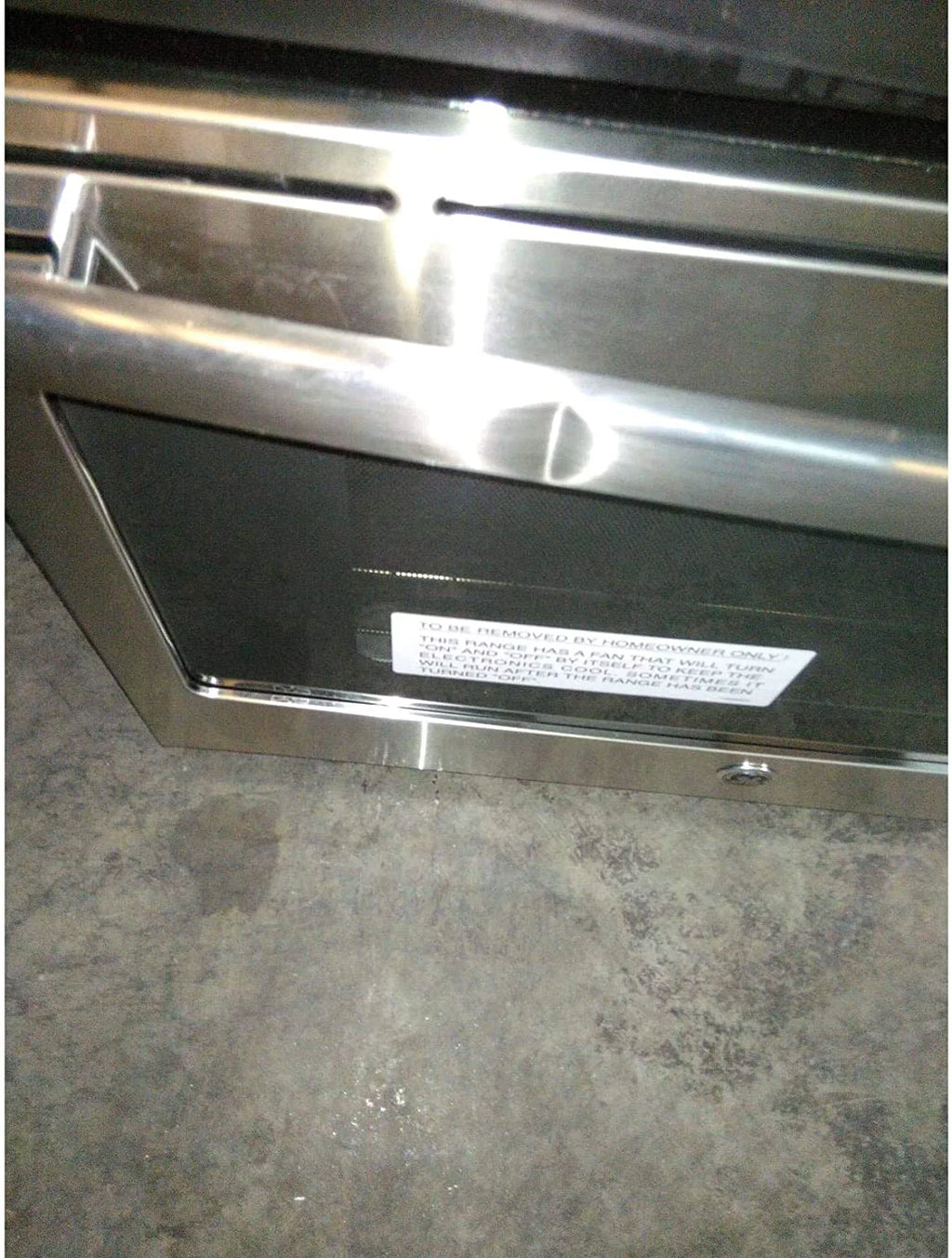4.4 Cu.Ft. Stainless 4 Burner Electric Range K612057