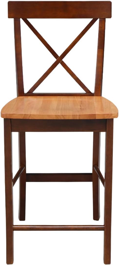 24 inch Pecan Barstool M1827