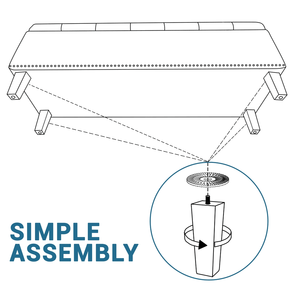 Modern Tufted Storage Bench T913815
