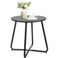 Metal Round End Table, Anti-Rust Waterproof Side Table G871247