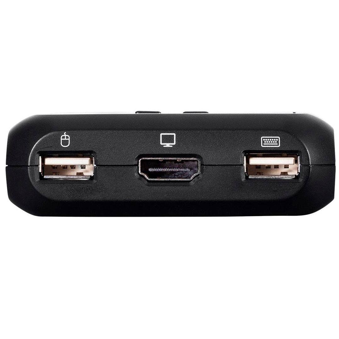 2-Port USB HDMI/Audio Cable KVM Switch with Remote Port Selector A4631