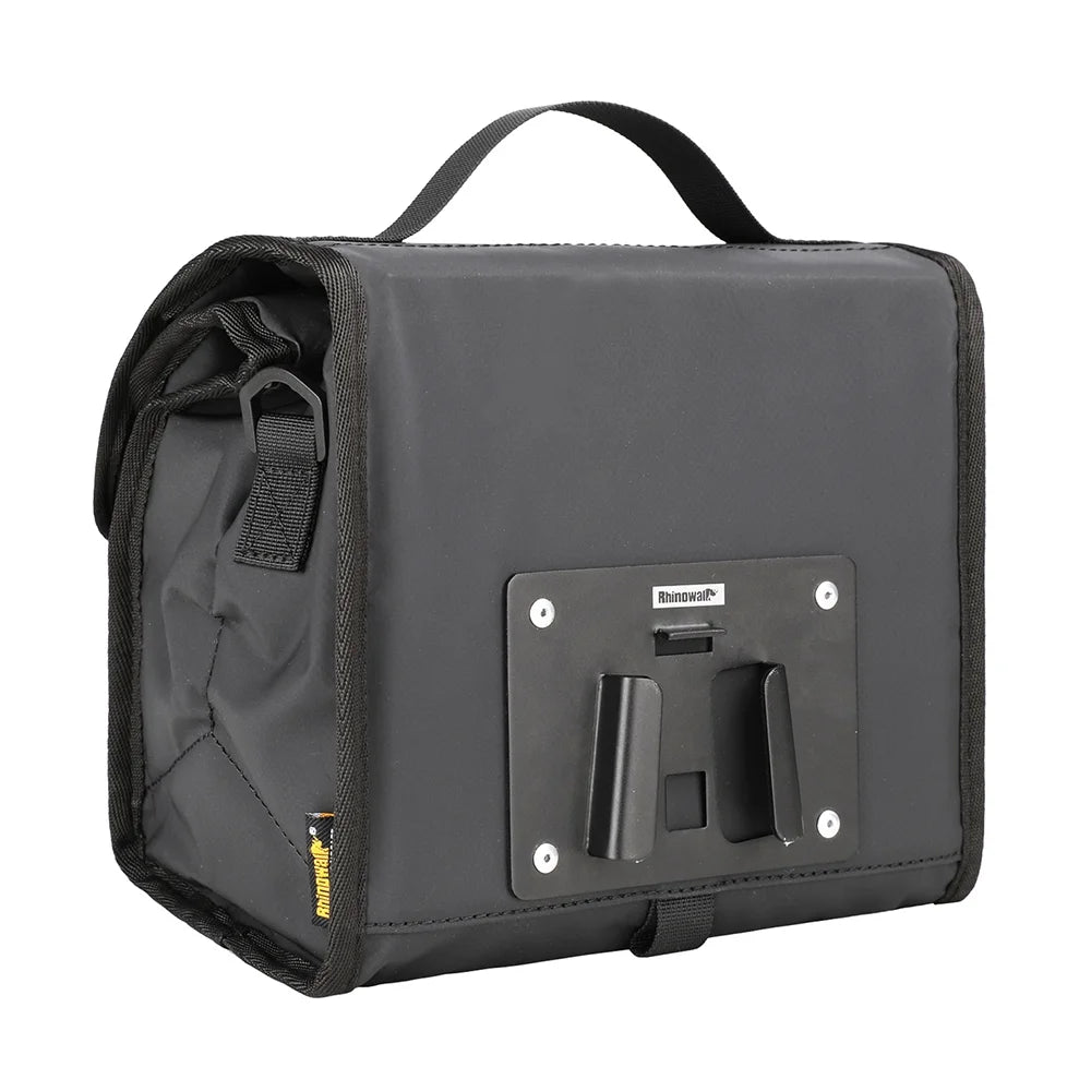 Insulated Folding Bike Handlebar Bag with Rain Cover Y599