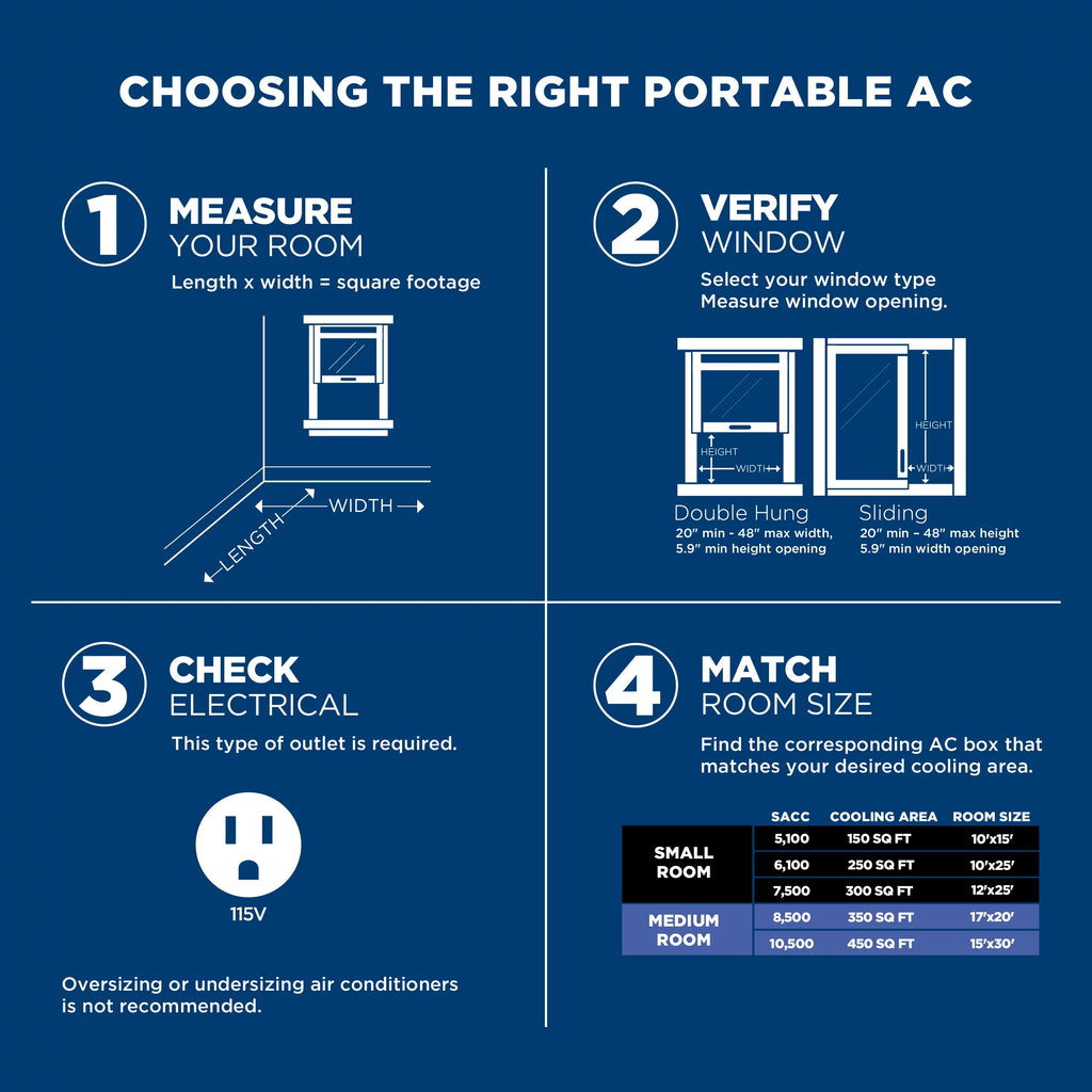 10500 BTU 3-in-1 Portable Air Conditioner V624258