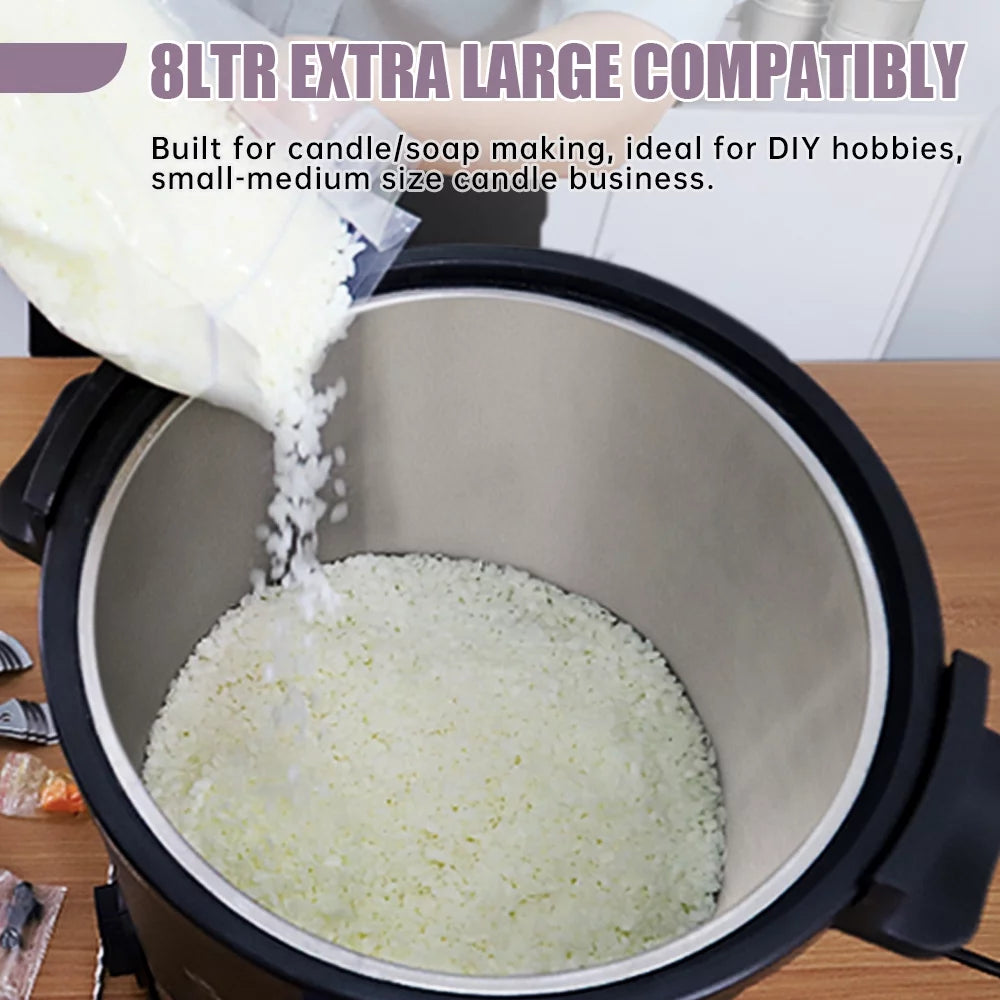 8L Electric Wax Melter with Heating Core Spout V48161
