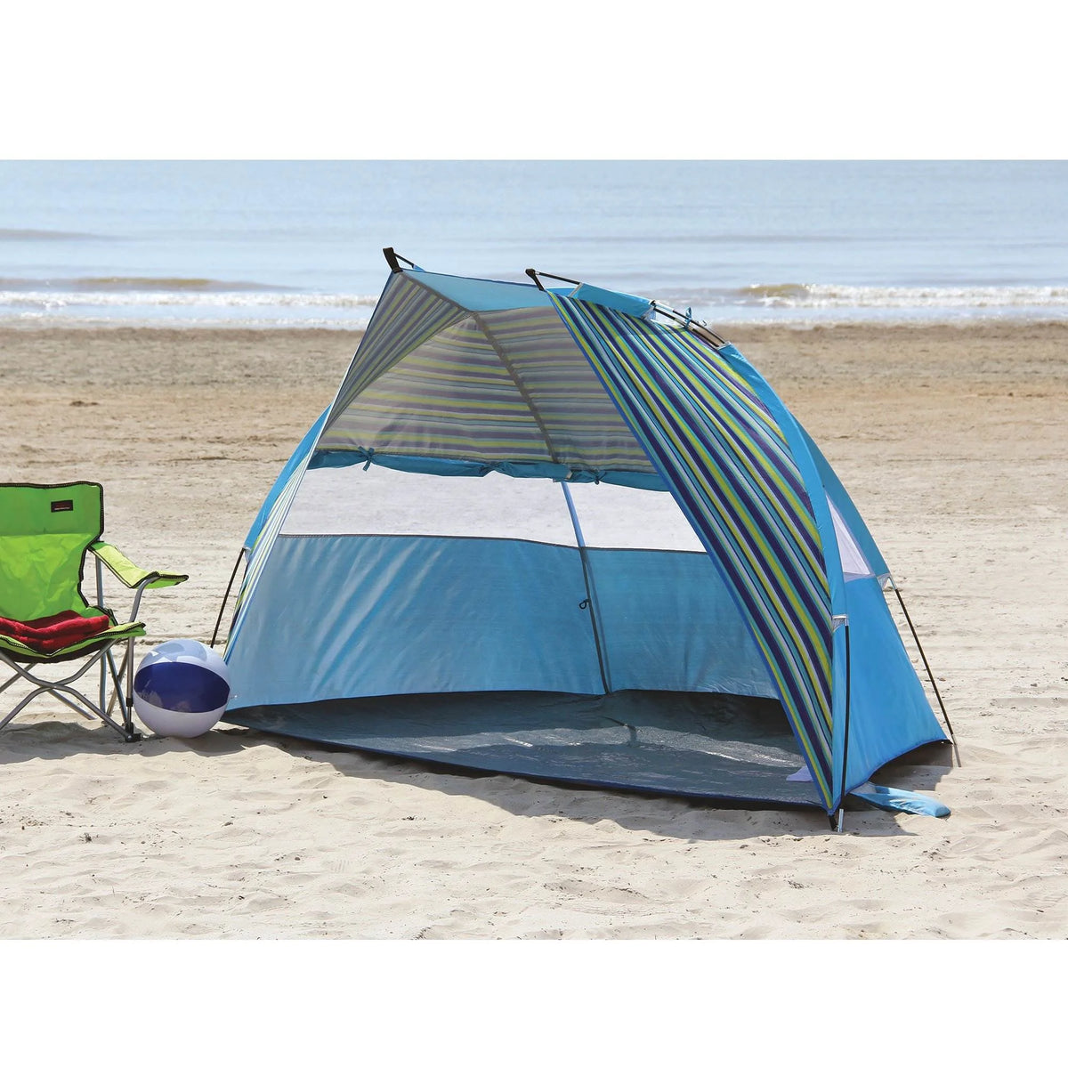 Blue 2 Person Popup Beach Tent Q17407