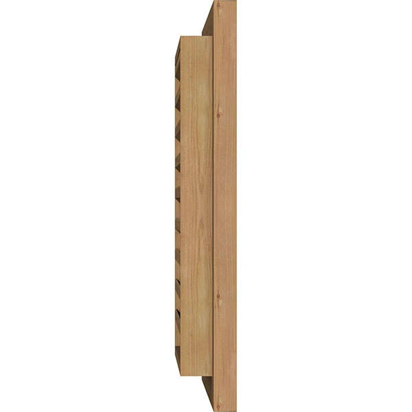 Unfinished Functional Vertical Gable Vent F284