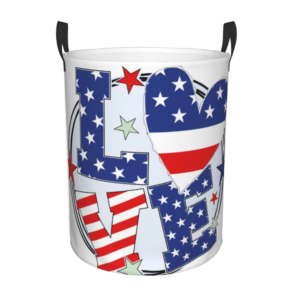 Round Waterproof Collapsible Laundry Basket J695