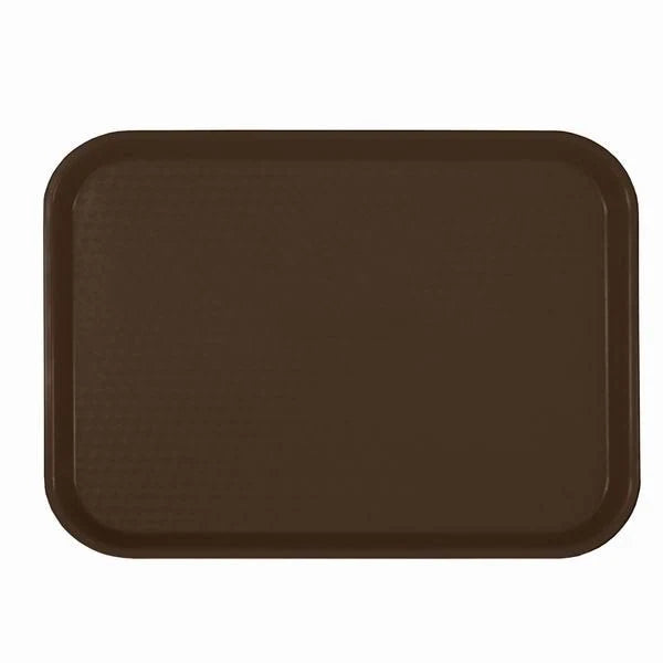 Brown Cafeteria Fast Food Trays Box/12 D4117