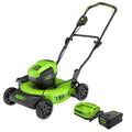 60V 19 Cordless Battery Push Lawn Mower with 5.0Ah Battery & Charger J59105
