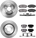 320 mm Front and Rear Brake Rotors and Metallic Brake Pads F1596