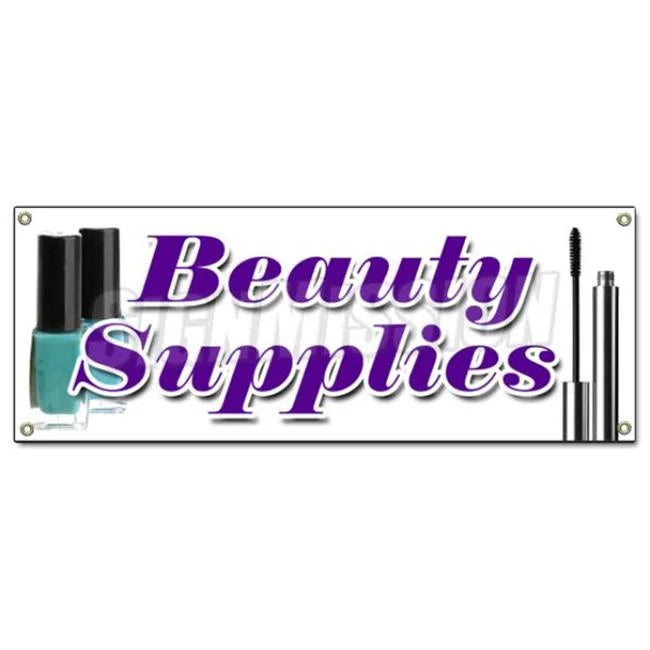 Beauty Supplies Banner Sign P70729