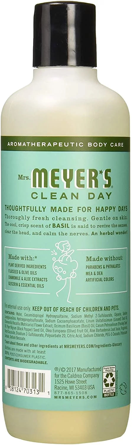 16 Fl OZ Bottle Basil Scented Body Wash, 6 Bottles N9539