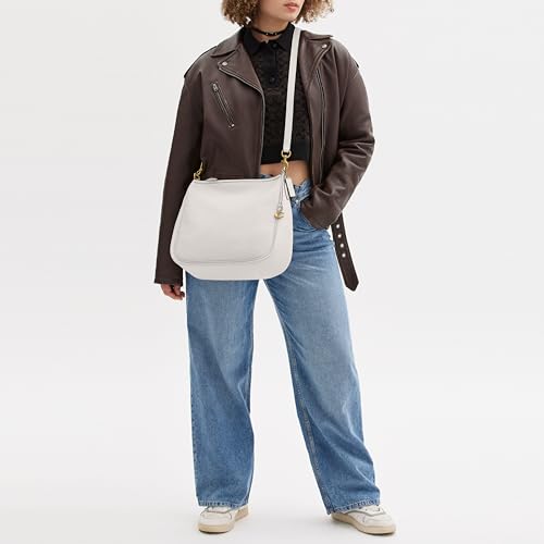 Soft Pebble Leather Shoulder Bag J91597