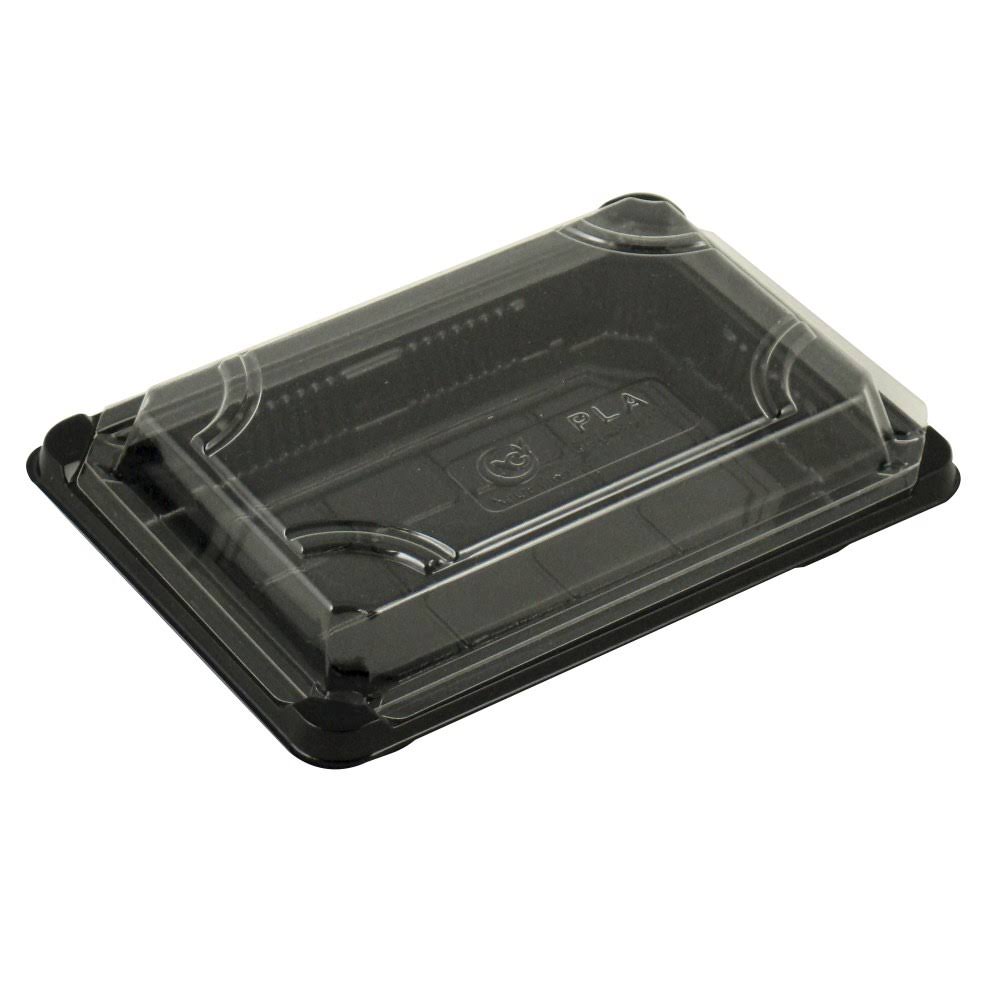 Compostable Clear Take-Out Tray with Lid Pack of 300 G5047