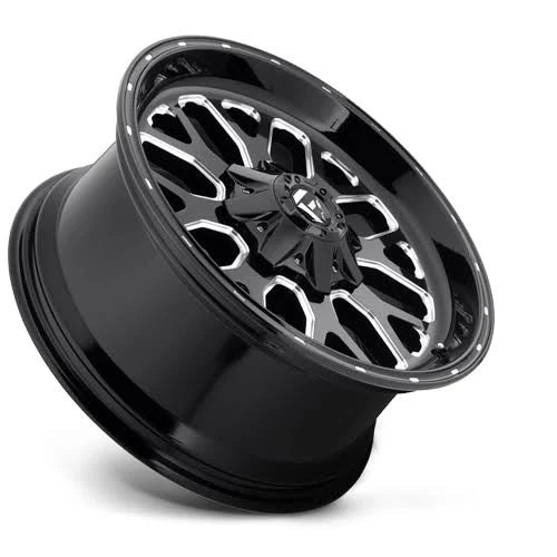 Gloss Black Milled Fuel D588 Wheel F64529