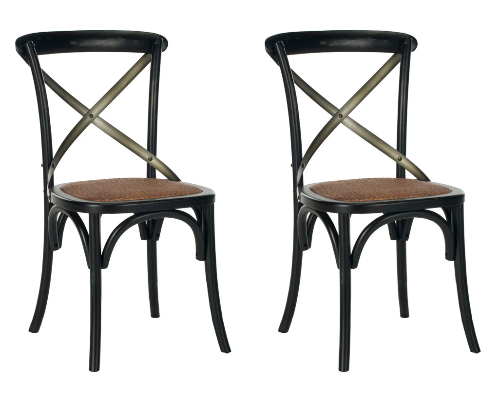 Distressed Hickory Set of 2 Side Chair P180