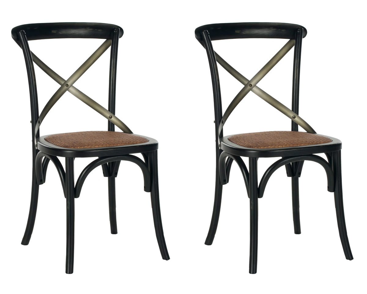 Distressed Hickory Set of 2 Side Chair P180