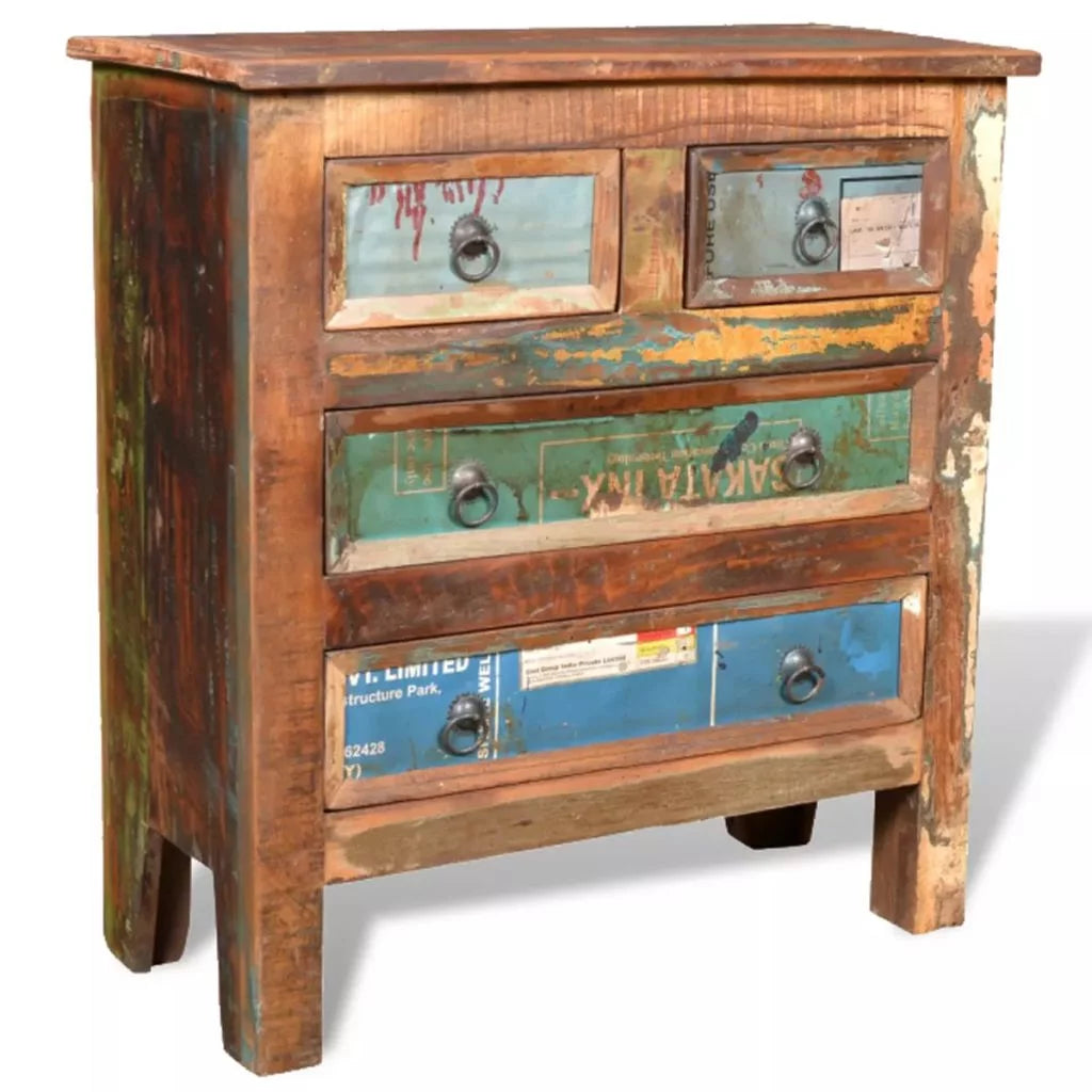 Reclaimed Wood Buffet Sideboard with 4 Drawers X566281