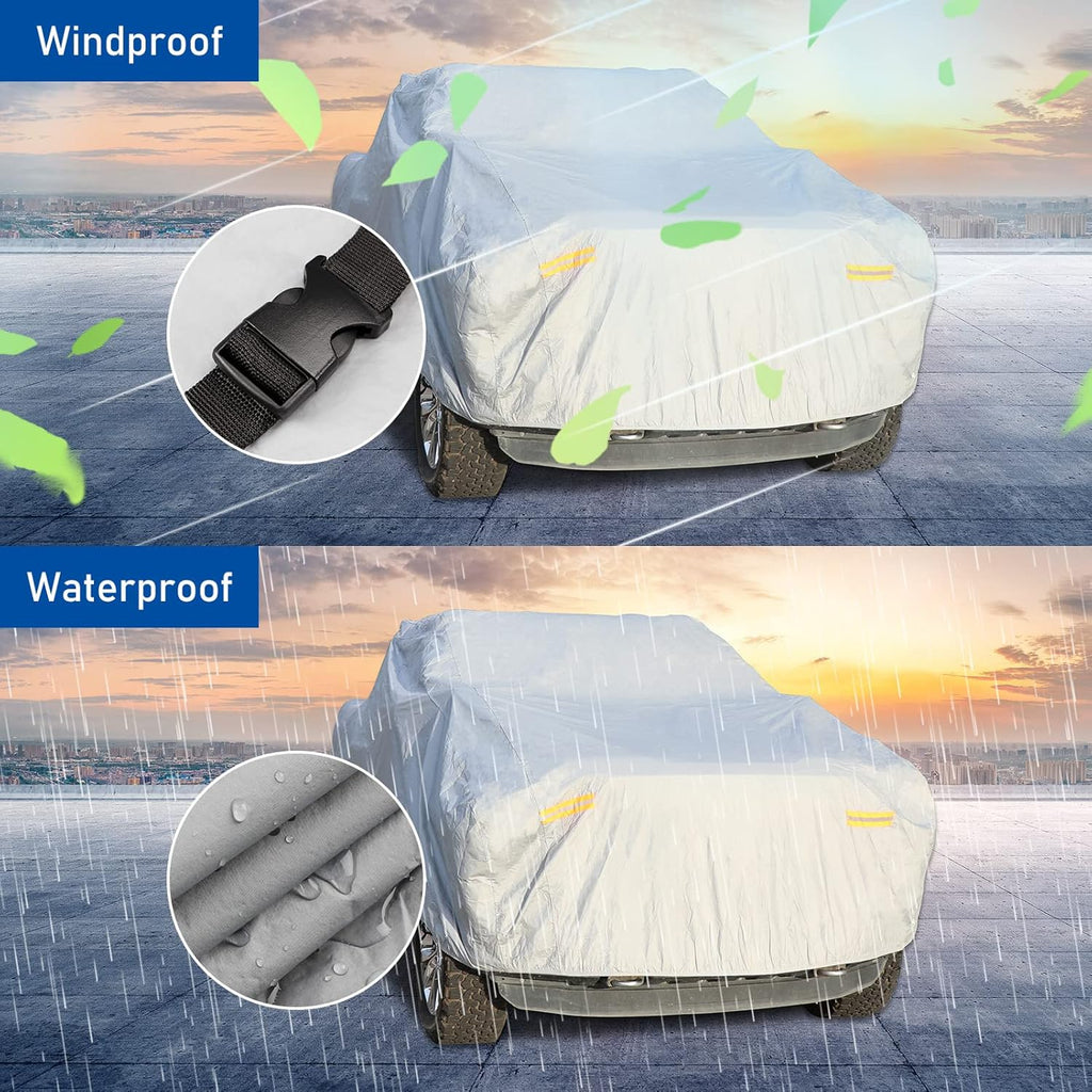 Waterproof Windproof Pickup Car Cover for Ford F150 2001-2019 Raptor V80408