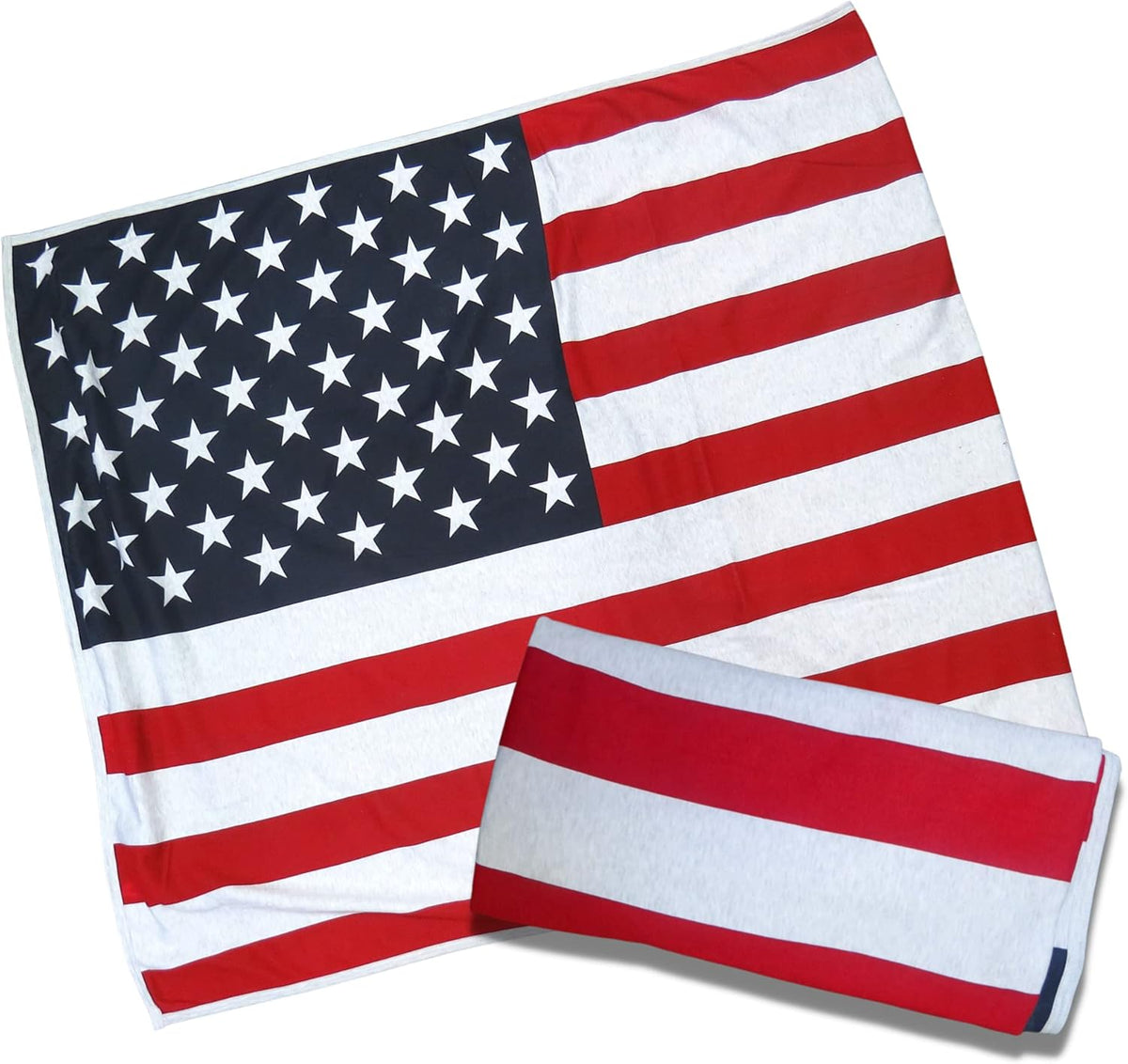 American Flag Red White and Blue Super Soft Lightweight Blanket 54 x 84 R4655
