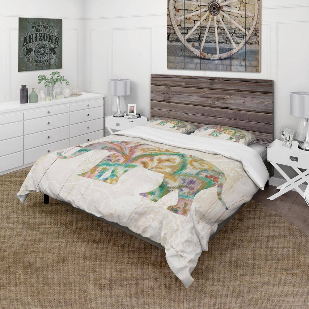 Multi-Color Traditional Bedding Set Duvet Cover and Shams A49554