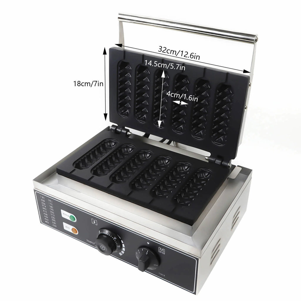 6PCS Non-Stick Electric Waffle Maker I246885