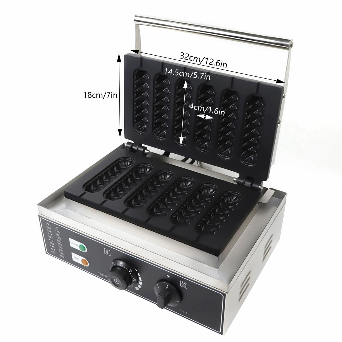 6PCS Non-Stick Electric Waffle Maker I246885