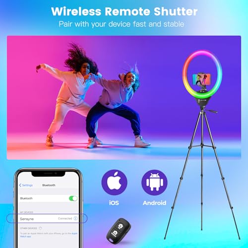 10'' Ring Light with 50'' Extendable Tripod Stand W324837