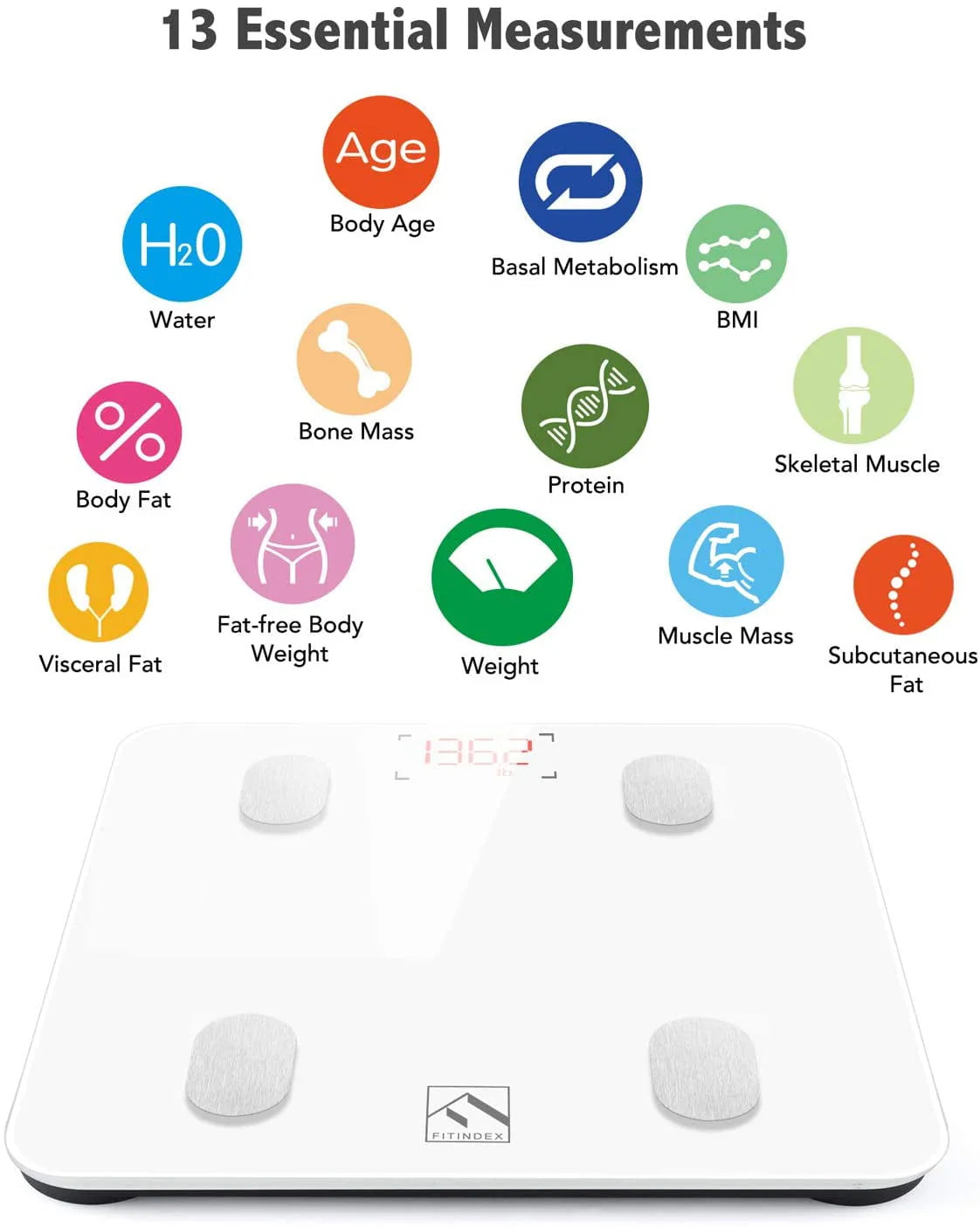 Bluetooth Body Fat Scale D2903