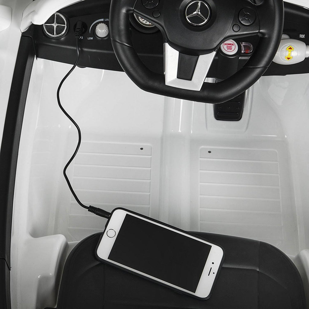 White Electric Ride on Car J625606