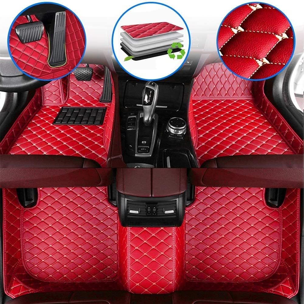 Custom Full Coverage All Weather Non-Slip Leather Car Floor Mats I117