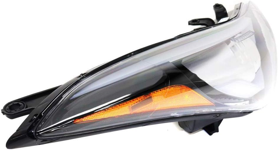 Headlight Assembly for 2014 2015 2016 Hyundai Elantra Driver and Passenger Side w/Bulbs w/LED DRL V16539