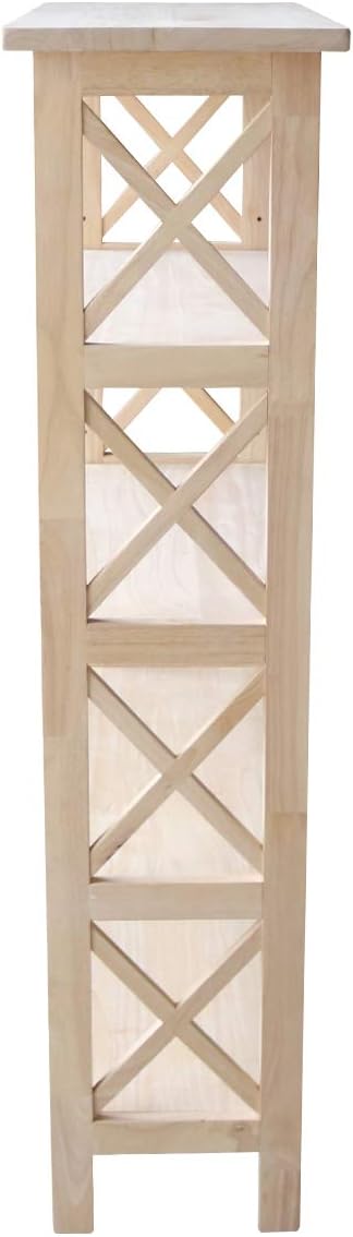 4-Tier X-Sided Bookcase Z5309